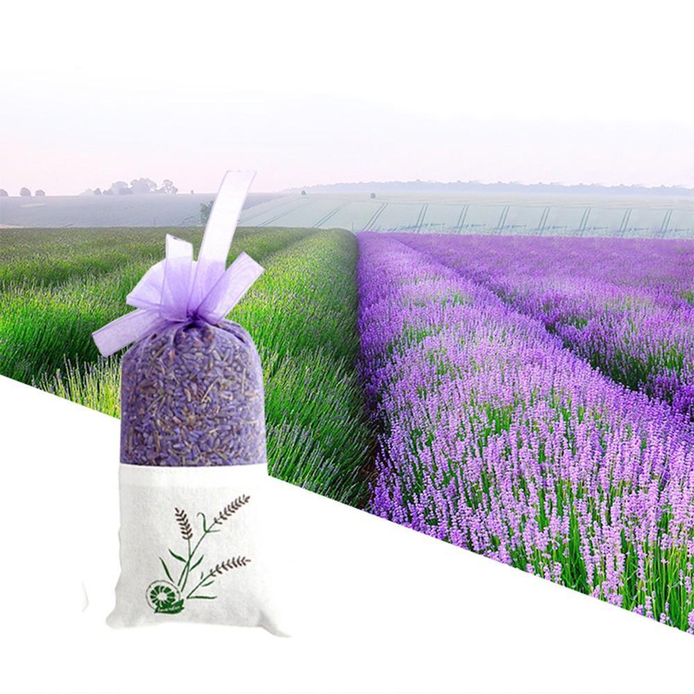 Túi Gói Nụ HOA KHÔ H4 Hương Thơm Tự Nhiên Treo Phòng - Túi Thơm Để Tủ Quần Áo - Xe Ô Tô - Nụ Hoa Lavender