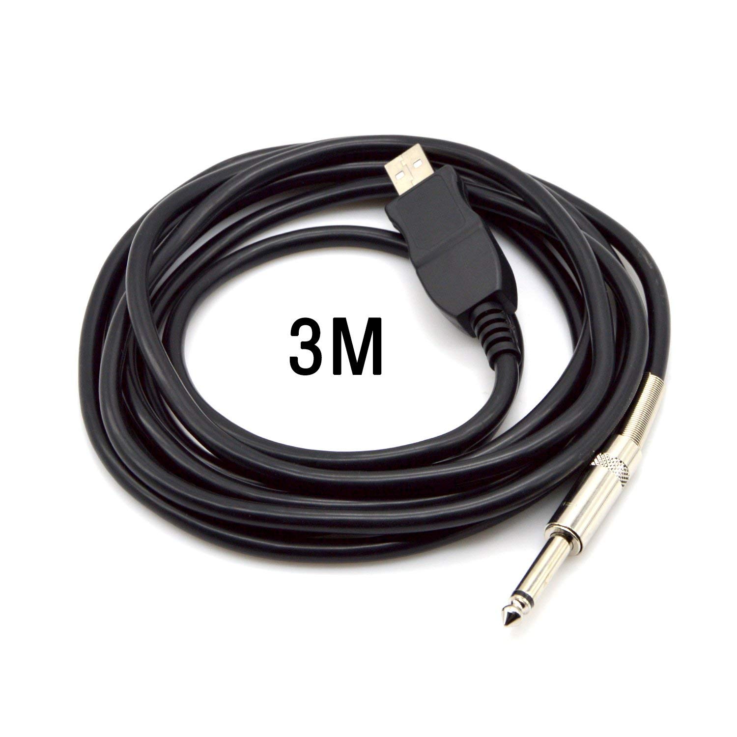 Cáp USB Guitar Kết Nối Đàn Guitar Với Máy Tính Để Thu Âm 3M - Hàng Nhập Khẩu