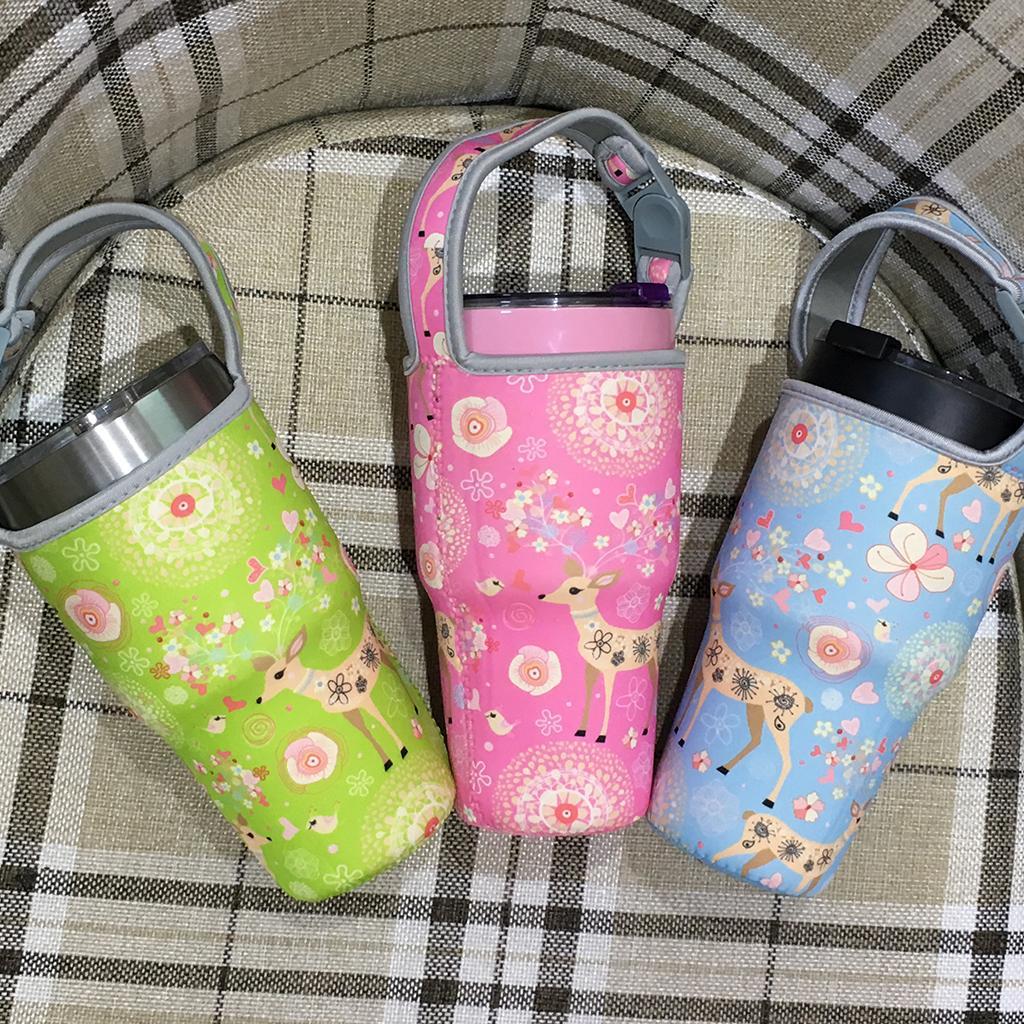 4Pcs Sports Water Bottle Carrier Holder Sleeve Insulated Tumbler Carry Case Pouch