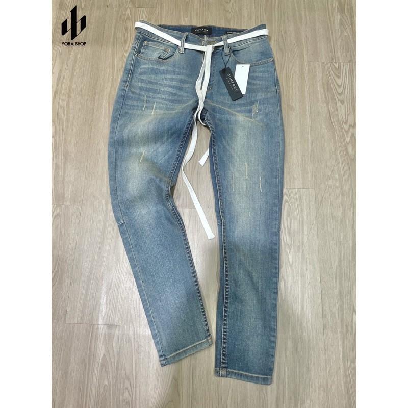QUẦN JEANS XANH SKINNY PACSUN TRƠN SIÊU XỊN ĐẸP (ảnh thật 100% tự chụp