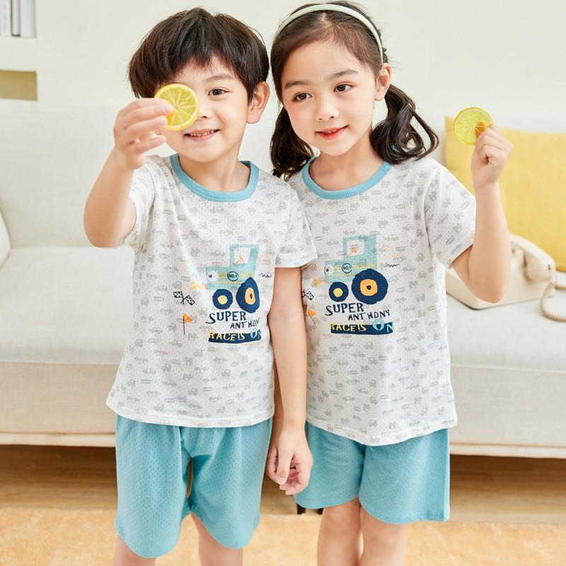 BT24 Size90-150(9-35kg) Bộ thun hè bé-vải thông hơi Hàn quốc 100% cotton xịn Quần áo trẻ em