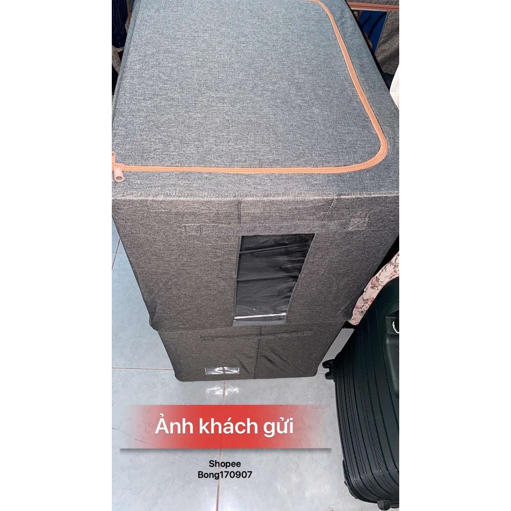 Combo 2 thùng vải canvas theo phong cách Bắc Âu size max