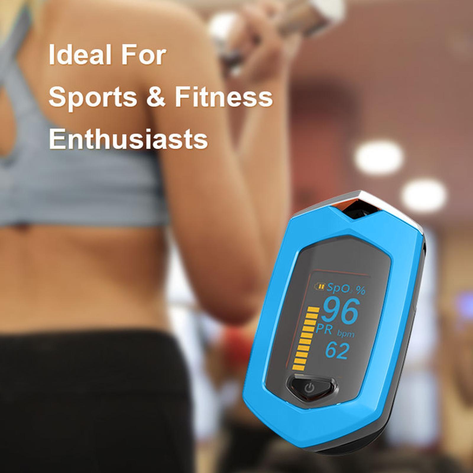 Digital Fingertip Pulse Oximeter One Key Start Mini for Outdoor Sports