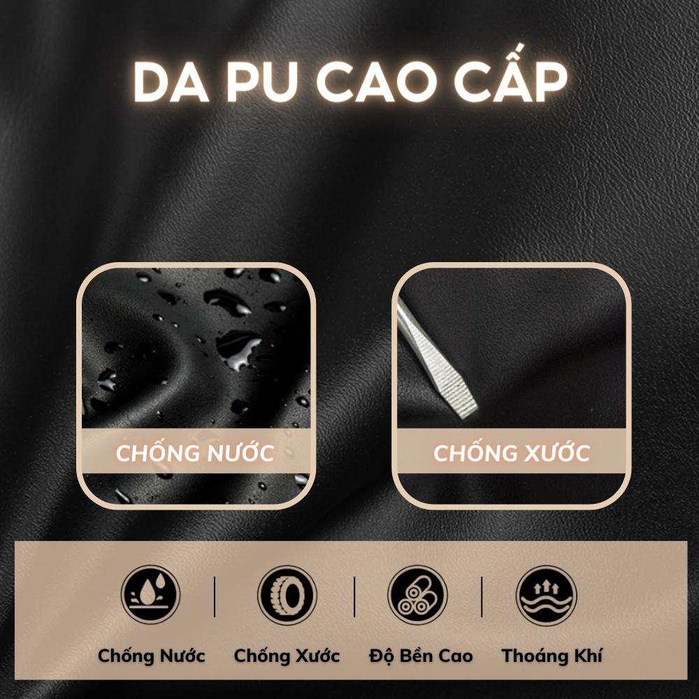 Balo da thời trang nam nữ,Da PU Cao Cấp,Ba lô đựng Laptop 15.6 inh -Chống thấm nước, Kiểu dáng trẻ trung,cá tính -