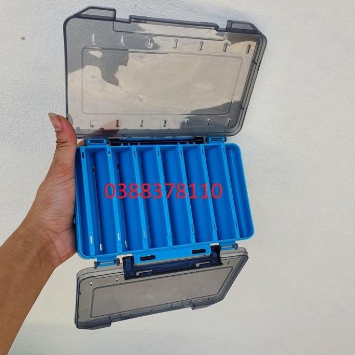 Sale to Hộp Đựng Đồ ,Hộp 2 Mặt Đựng Mồi Câu Và Phụ Kiện Câu Cá  - xả hàng tồn