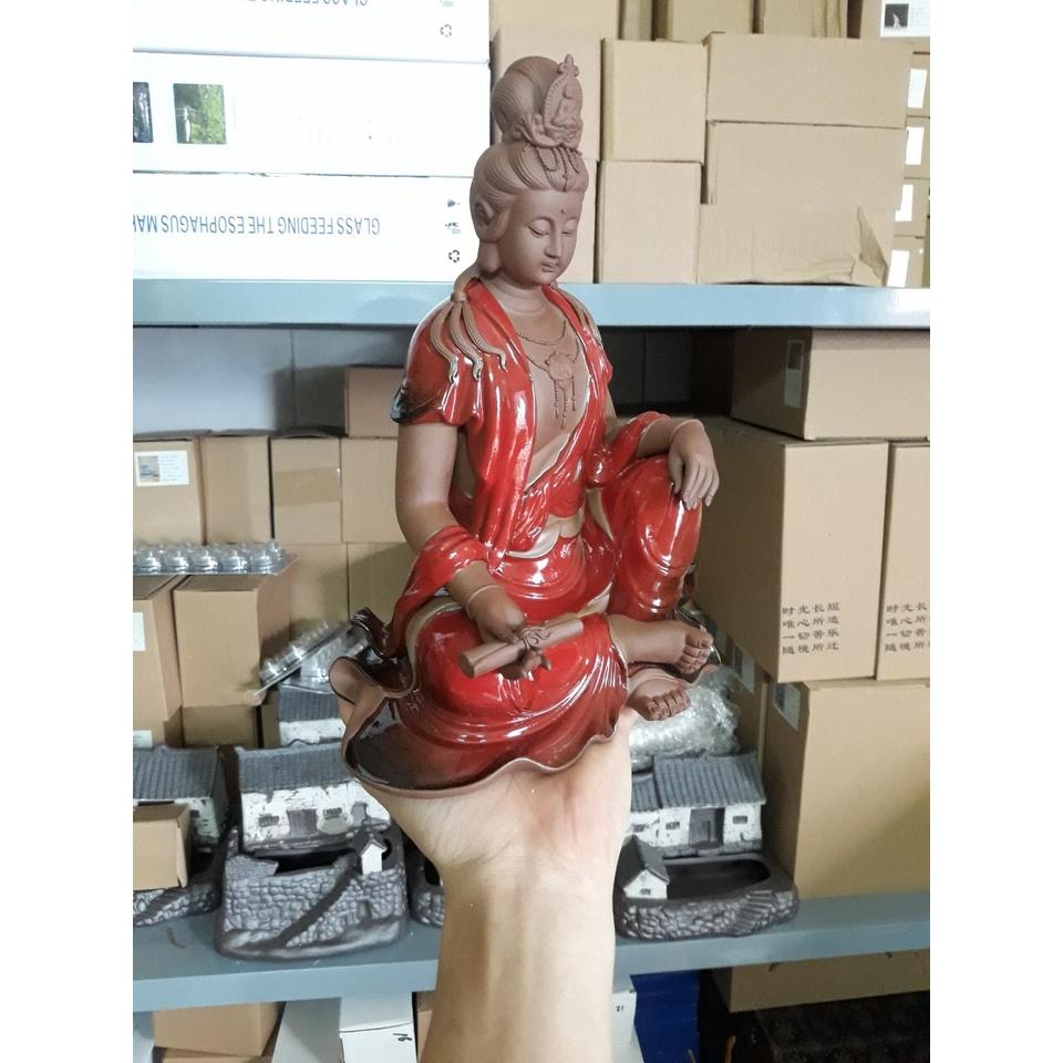 TƯỢNG PHẬT BÀ QUAN ÂM PHỔ HIỀN- TƯỢNG QUAN ÂM BỒ TÁT GỐM TỬ SA CỠ LỚN