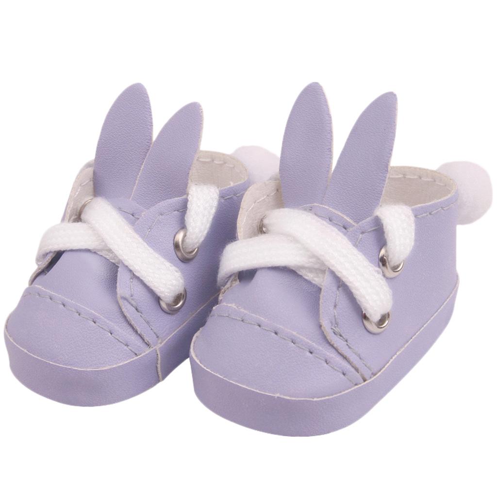 Fashion Leisure Shoes 5.5 x 3cm Size, for Mellchan Body Doll and Similar Size Reborn Doll Dress Up