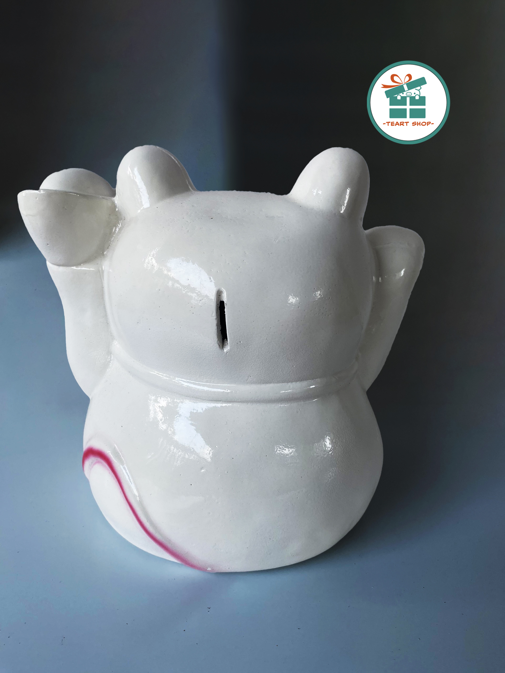 Lợn đất/heo đất tiết kiệm Mèo chiêu tài tiết kiệm tiền, mang lại may mắn. làm quà tặng người thân, bạn bè