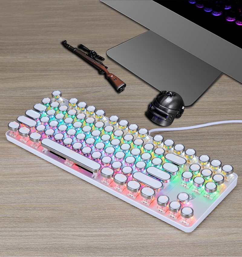 Bàn Phím Cơ E917 white Gaming có hotswap