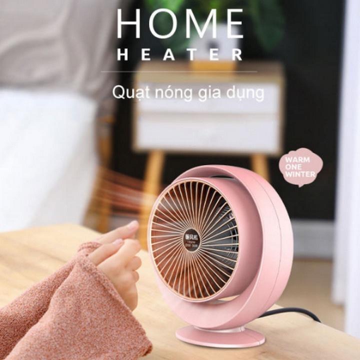 Quạt Nóng Sưởi Ấm Mini Để Bàn Bionic Air Pink