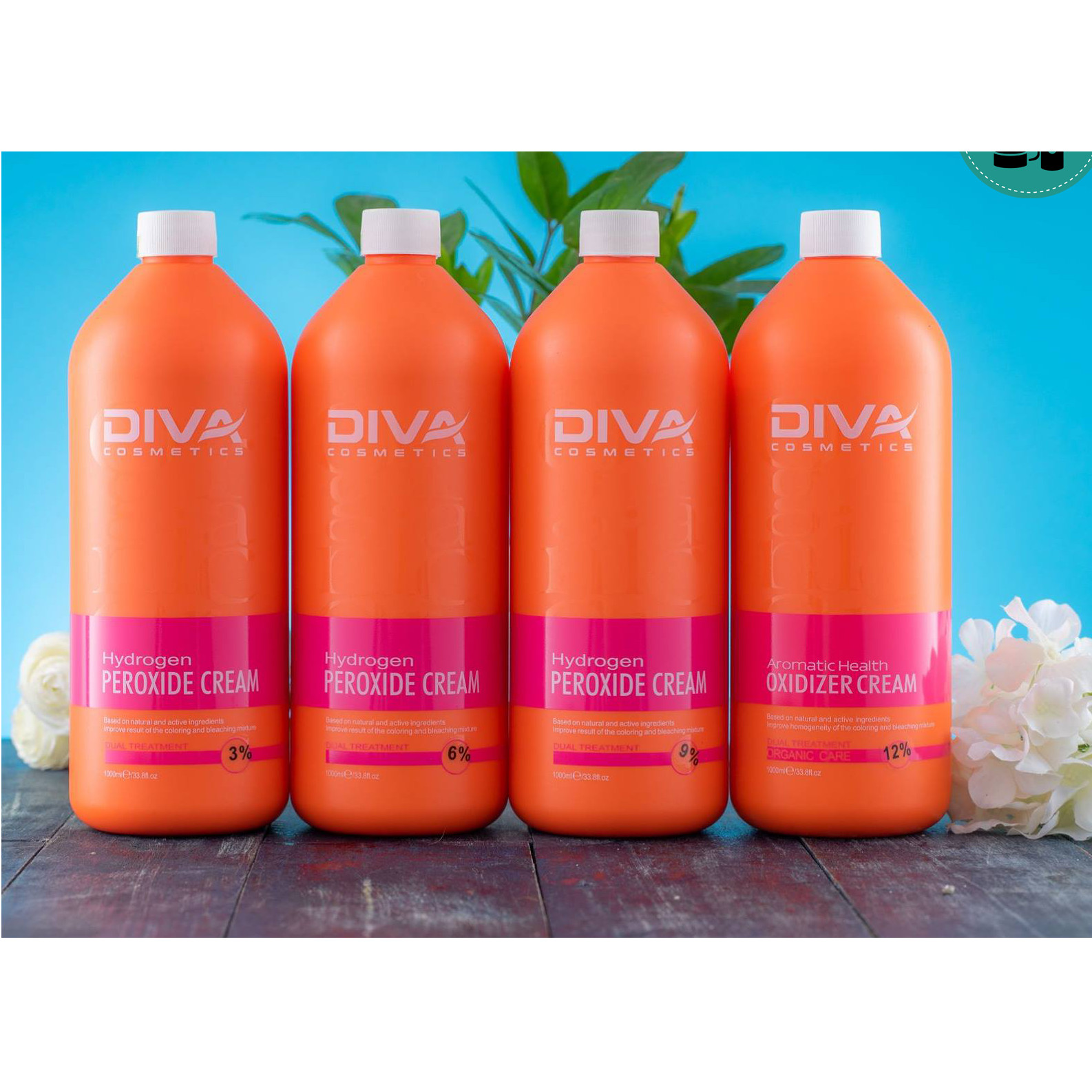 Thuốc trợ nhuộm – Oxy trợ nhuộm Diva 1000ml