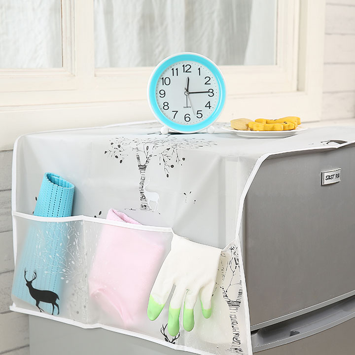 Tấm Phủ Tủ Lạnh Chống Thấm Nước, Đựng Đồ Tiện Dụng