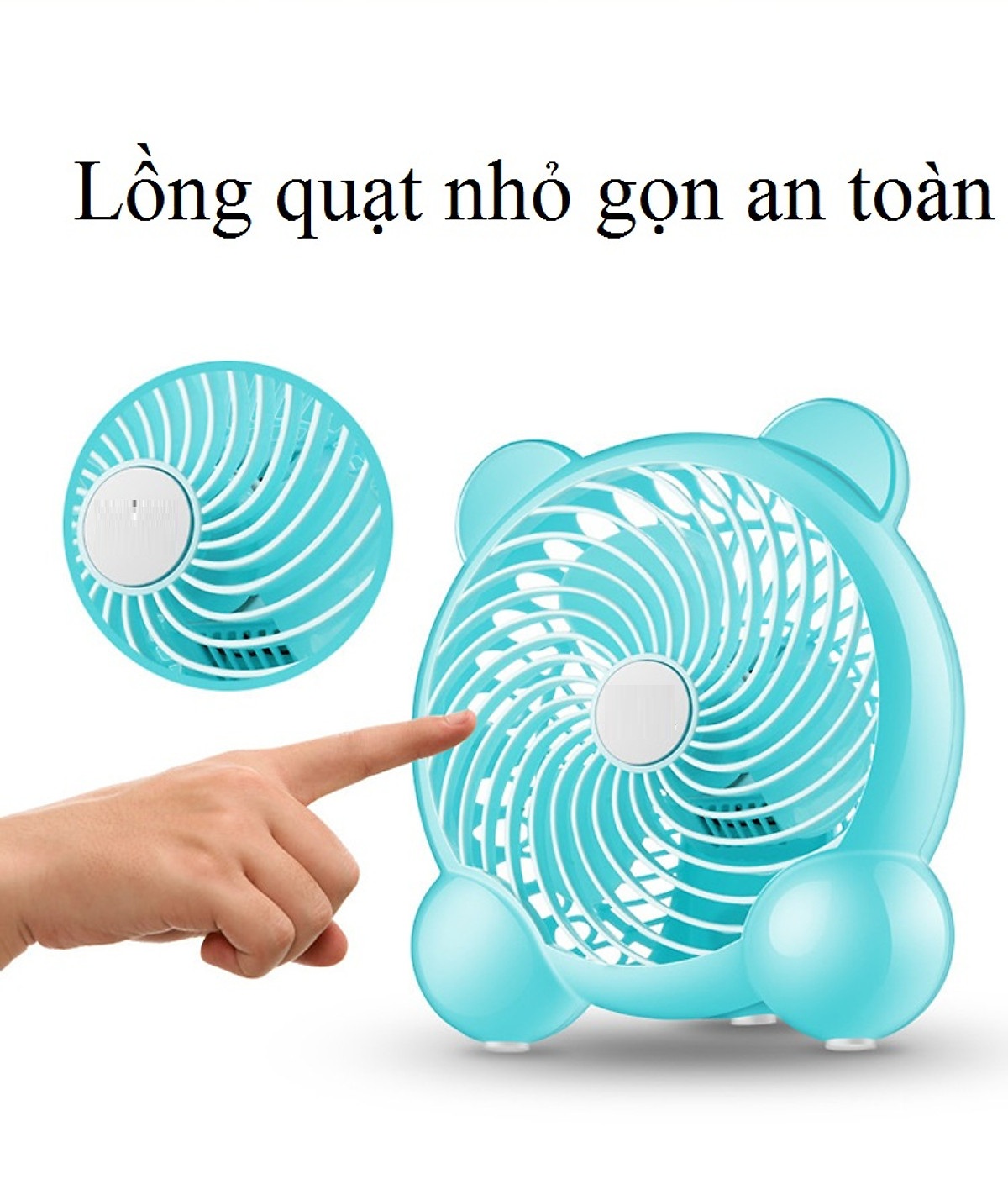 Quạt mini 2 tốc gió  mô hình ngộ nghĩnh -Hàng nhập khẩu