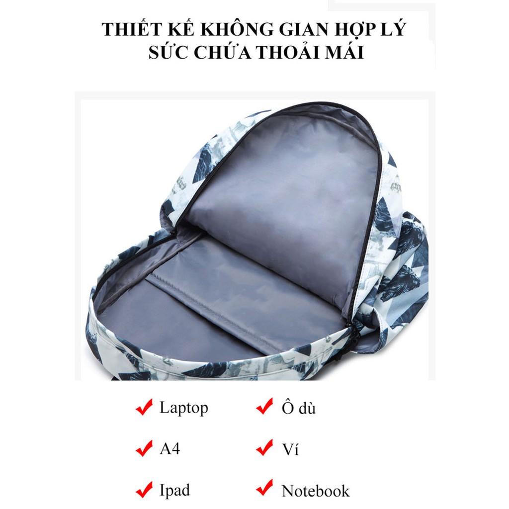 Balo Thời Trang Nam Nữ, Phong Cách Vintage, Chống Thấm Nước, Chống Ẩm Mốc - BL Vintage009