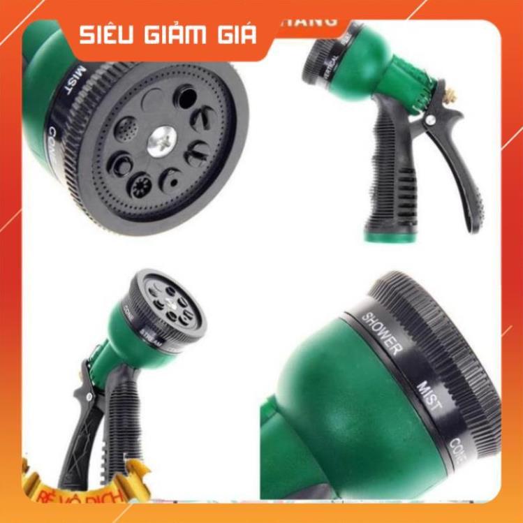 Vòi xịt rửa xe,Vòi phun nước tưới cây tăng áp thông minh 8 chế độ 815498