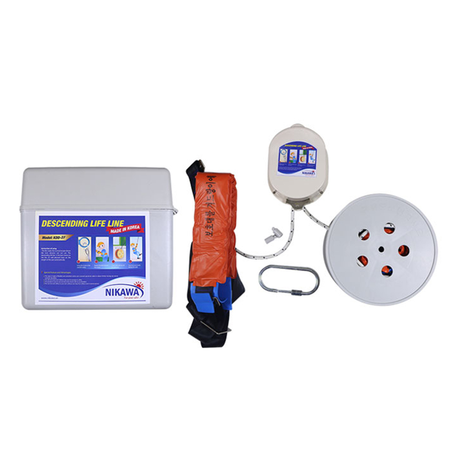 Dây Thoát Hiểm Cá Nhân Nikawa KDD-3F - Tặng Giá Treo Móc Nikawa HY-01