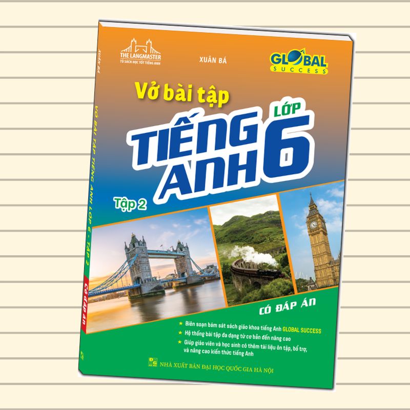 GLOBAL SUCCESS - Vở bài tập tiếng anh lớp 6 tập 2 (có đáp án)