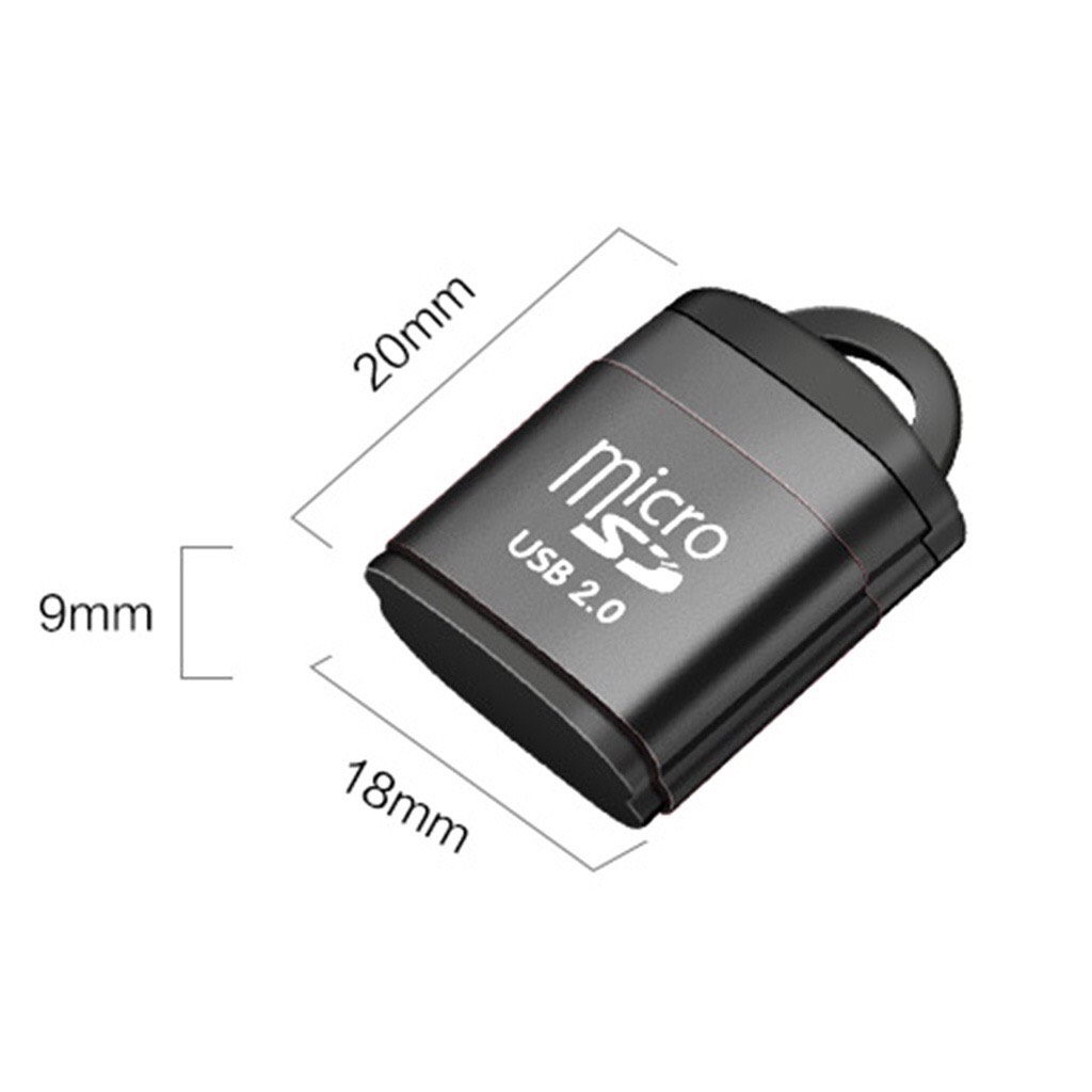 Đầu Đọc Thẻ Nhớ TF USB TF Bằng Hợp Kim Nhôm Tốc Độ Cao BMM1 - giao hình và màu ngẫu nhiên