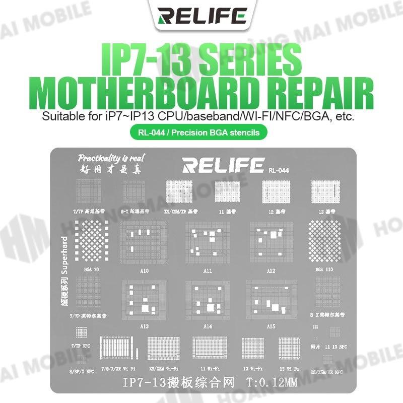 Vỉ làm chân iC màn cho iPhone 6S đến 13 Pro Max RELIFE RL-044 LCD