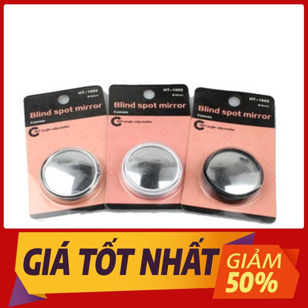 Gương cầu lồi xoay 360 độ có viền và không viền HT-1003 gắn gương chiếu hậu xe hơi ô tô xe máy loại cao cấp