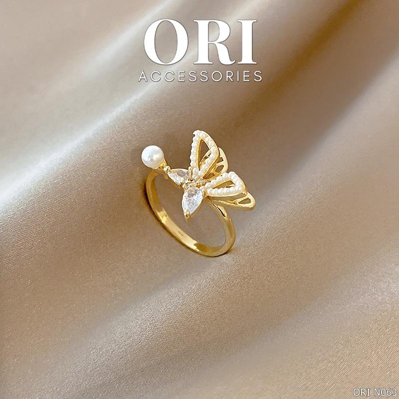 Nhẫn nữ Freesize cánh bướm Celina độc đáo thời trang ORI ACCESSORIES N063