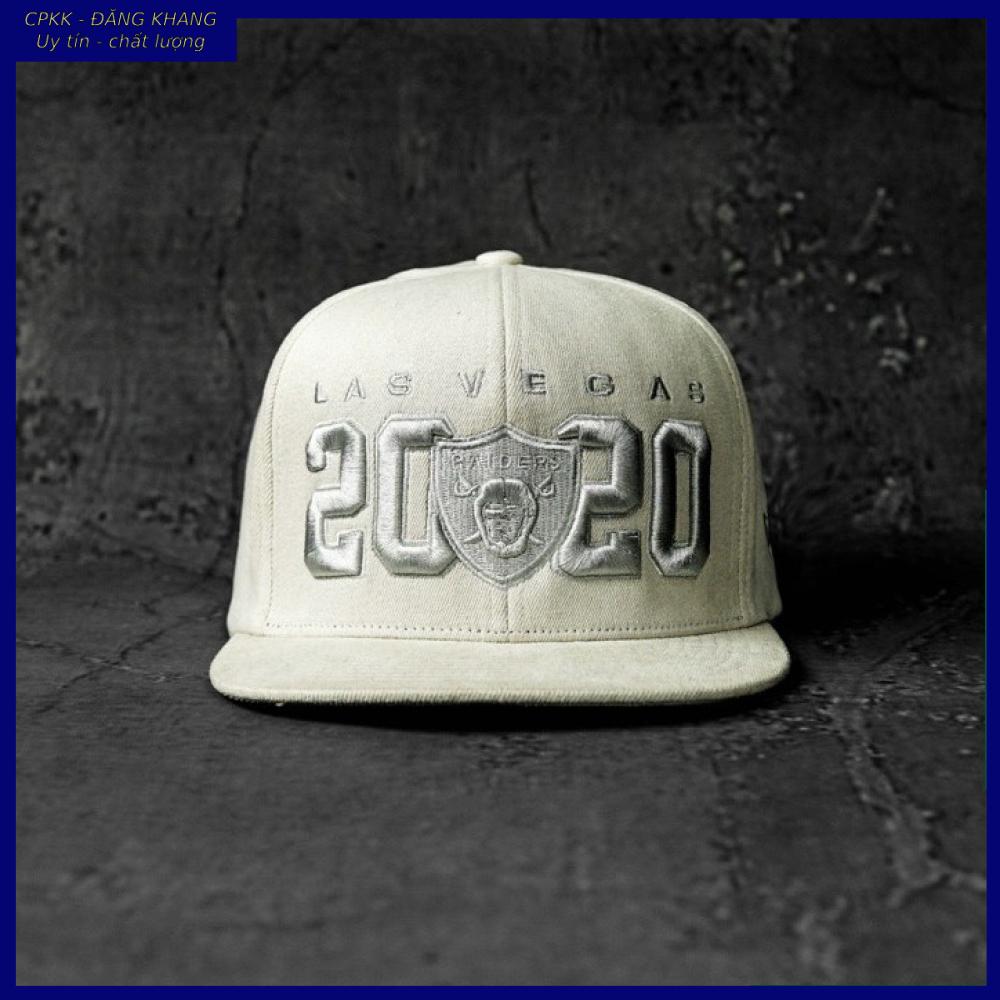 [ Miễn ship / giảm giá ] MŨ NÓN LƯỠI TRAI NAM NỮ SNAPBACK VÀNH PHẲNG LOGO LVG CÁ TÍNH- màu trắng