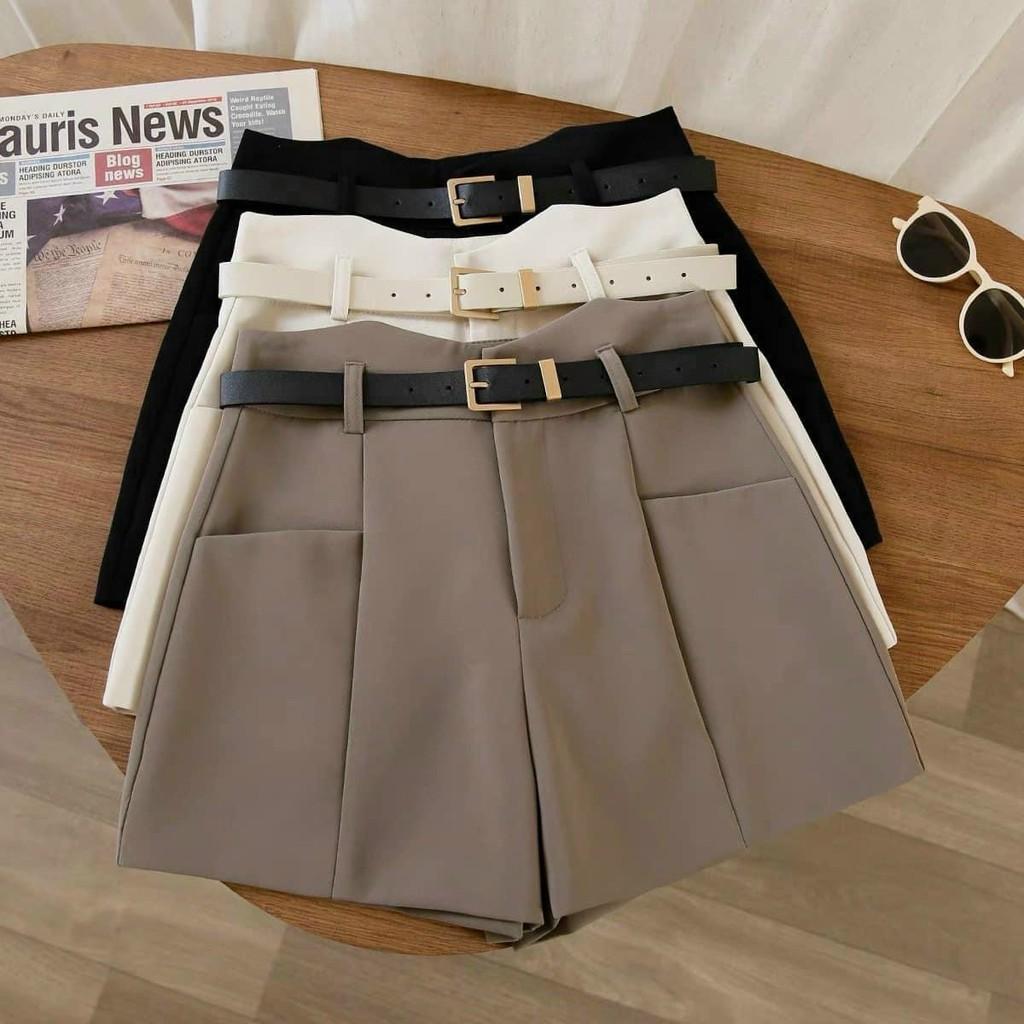 Quần Short Nữ, Quần Nữ Cạp Cao Chất Liệu Tuyết Mưa - Đủ Size từ 40-70KG