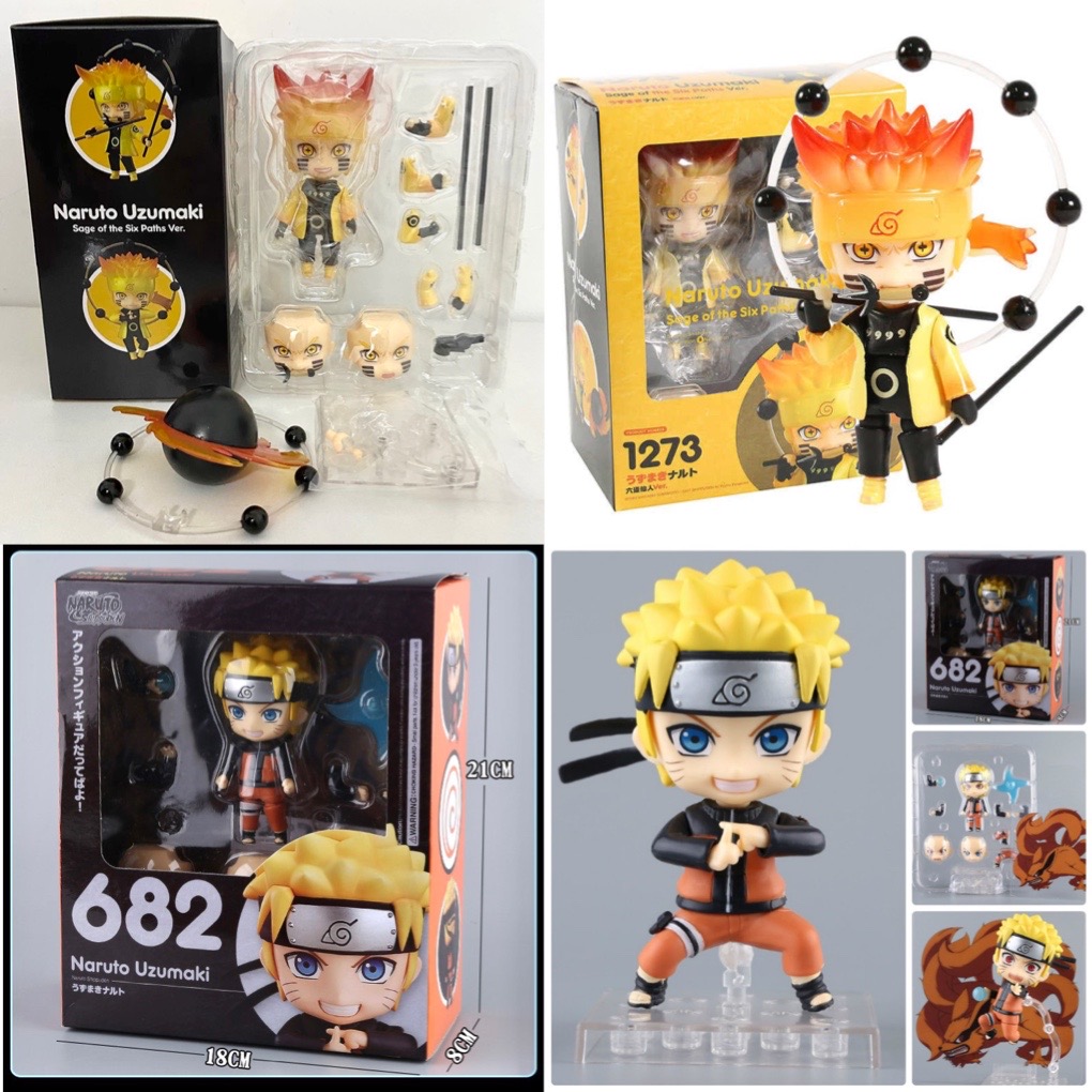 Mô hình Nendoroid naruto 682/1273/ tượng figure anime Naruto