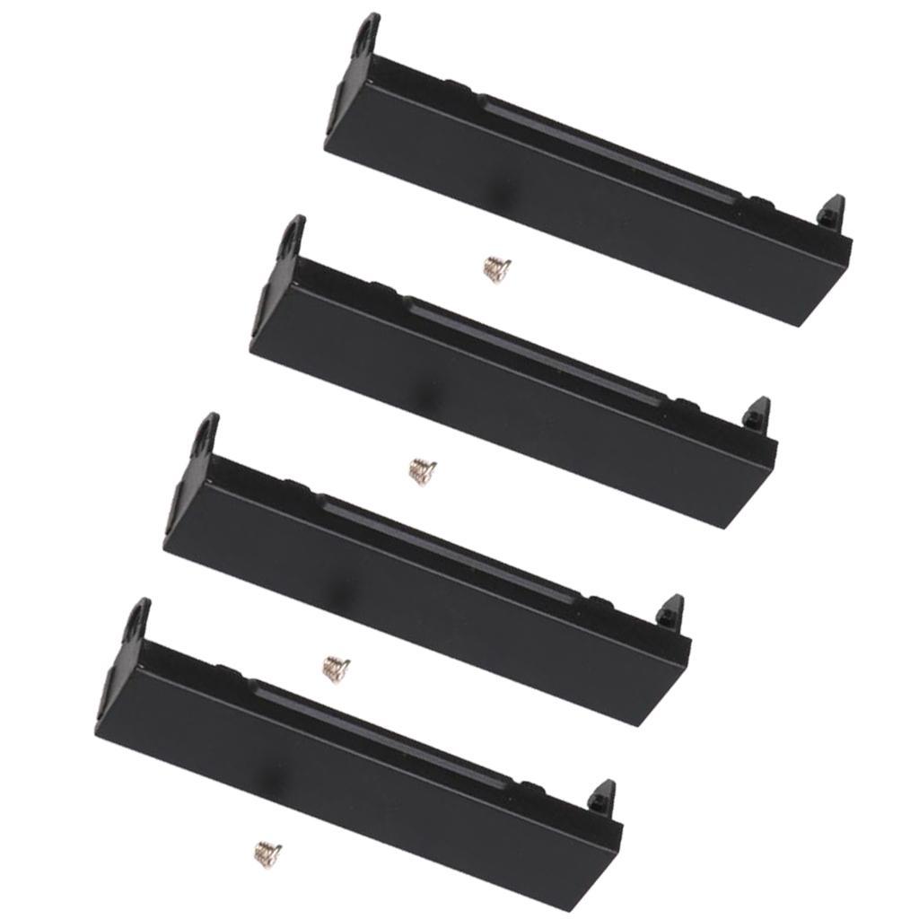 4Piece HDD Hard Drive Caddy Cover Bezel for Dell Latitude E6510 Laptop PC