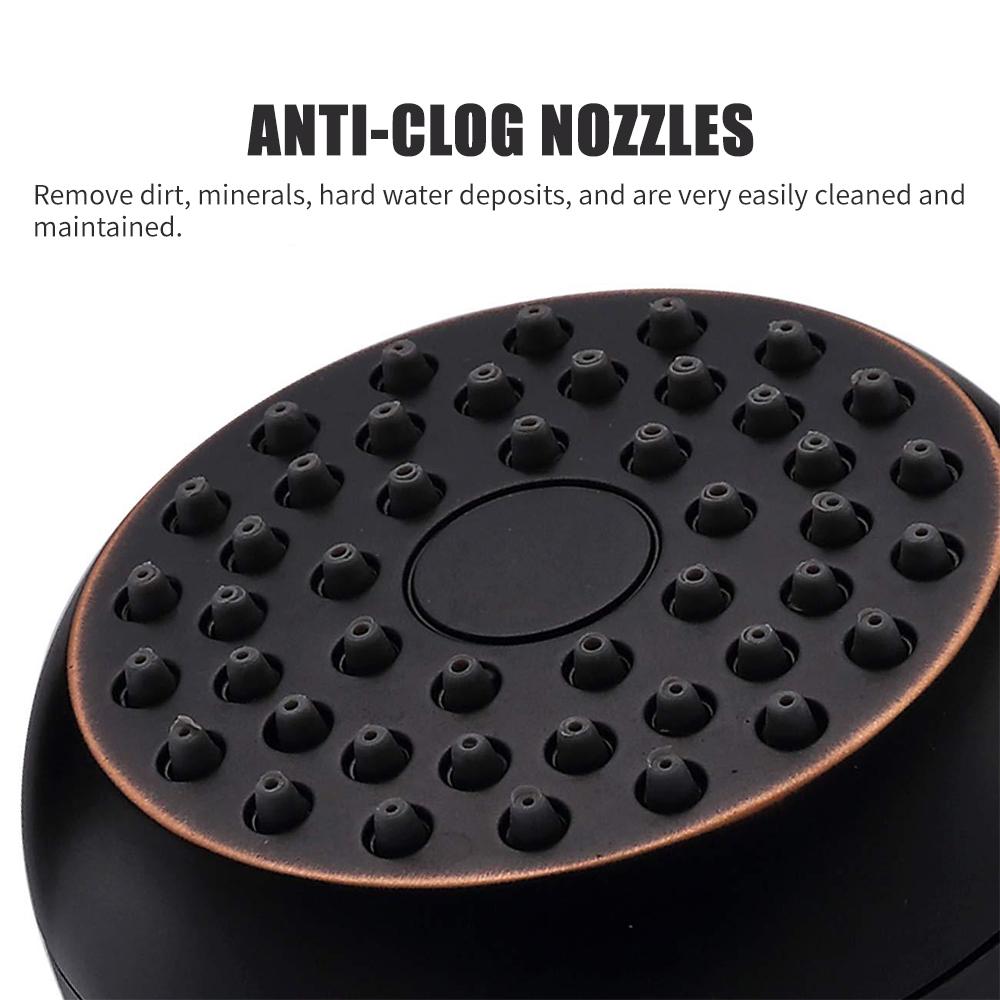 Đầu vòi hoa sen áp suất cao G1 / 2 Đầu vòi có thể điều chỉnh xoay