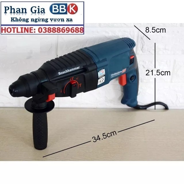 Máy Khoan Đục Bê Tông 1200W, 3 Chế Độ 2 - 26 Cam kết 100% Ruột Đồng Máy Khỏe Chạy Êm Bền