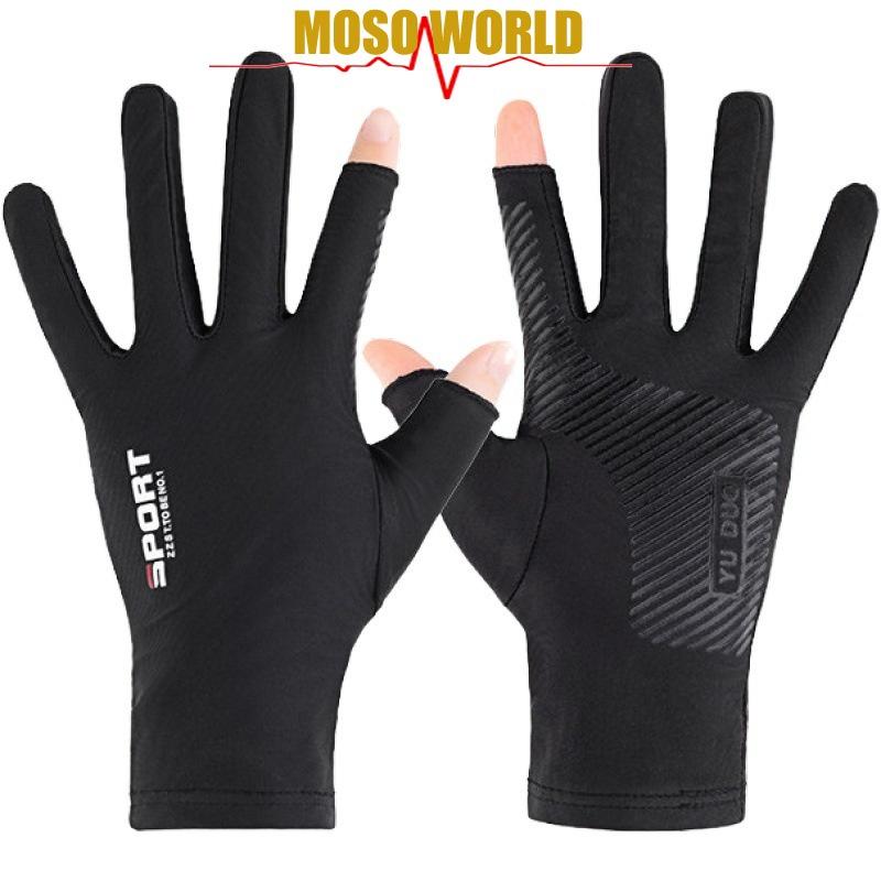 Găng tay MOSOWORLD hở ngón chống trượt thoáng khí dùng khi lái xe dành cho nam