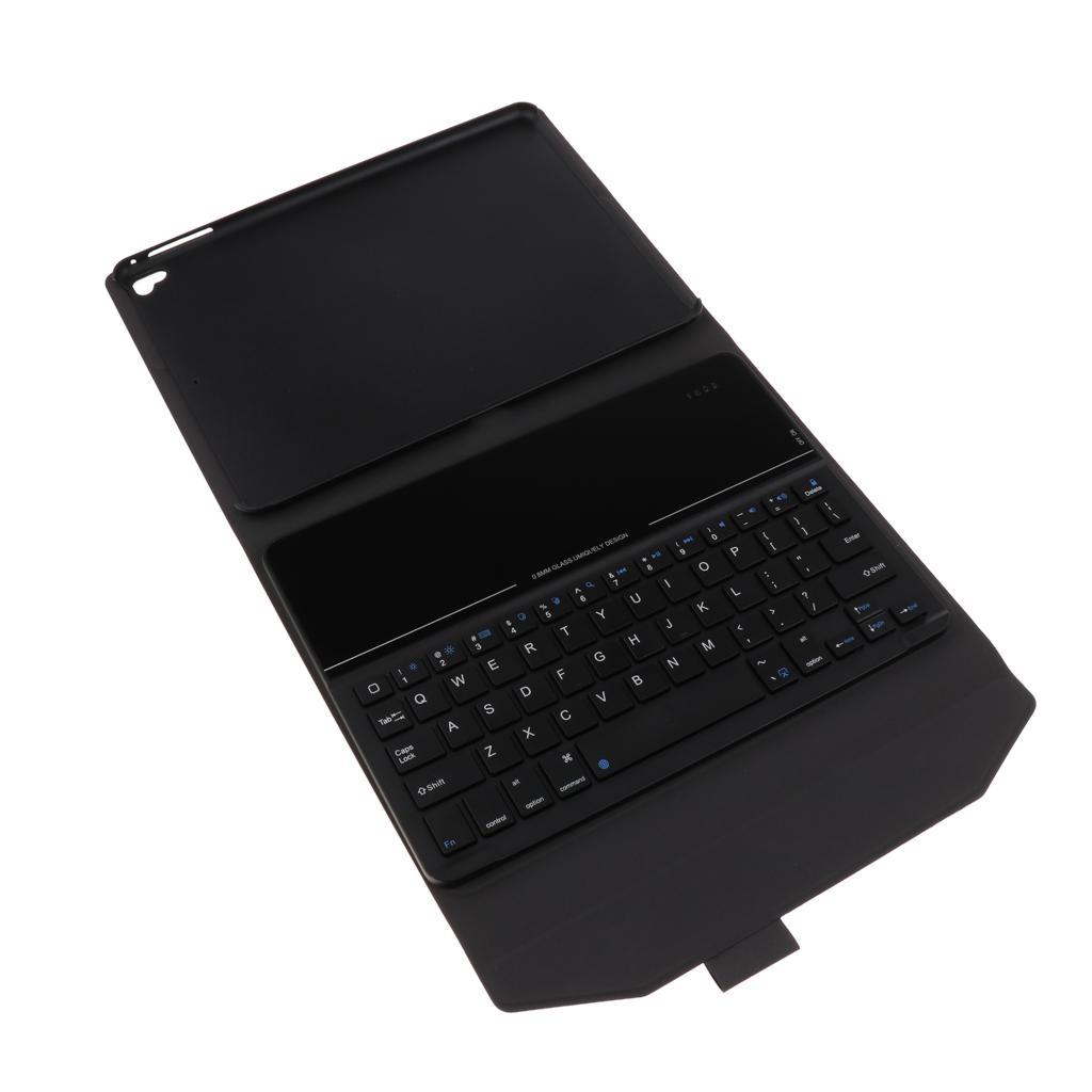 Glass Bluetooth 3.0 Removable Keyboard Case Cover for iPad 9.7''