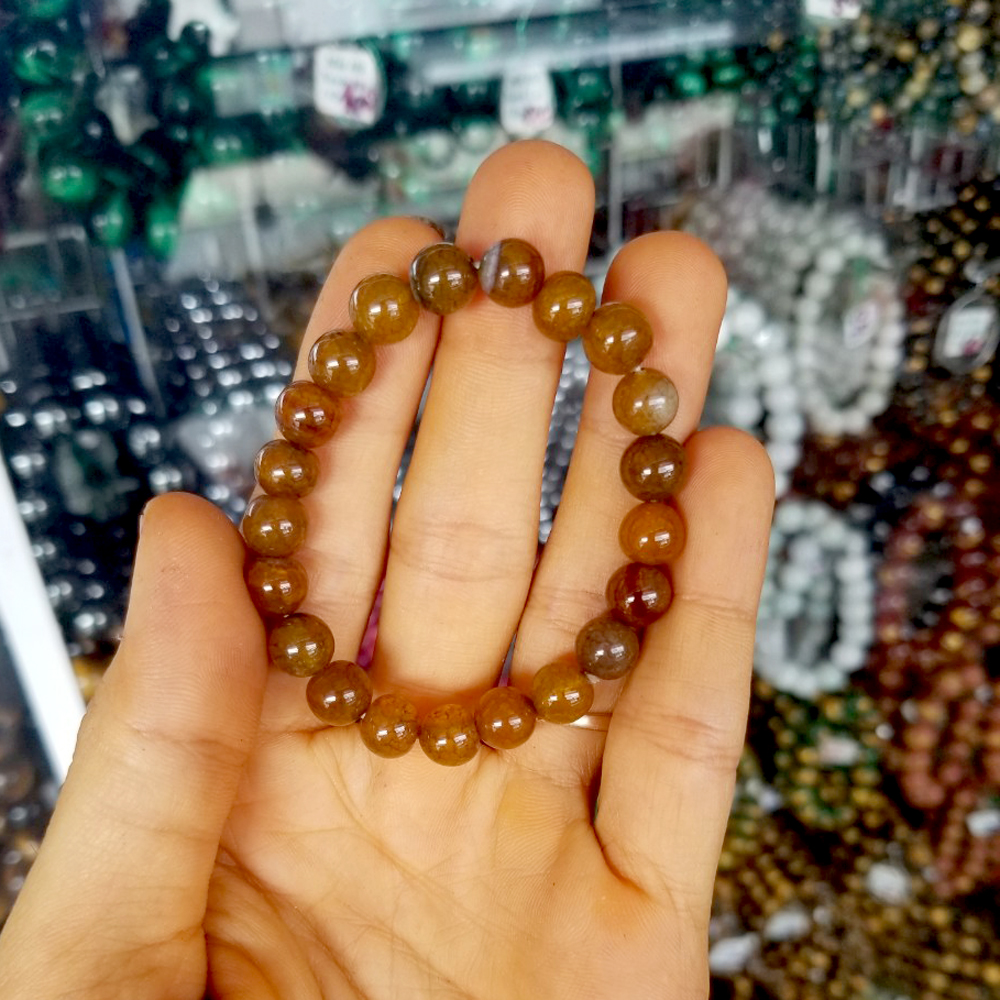 Vòng tay chuỗi đá mã não vân rắn