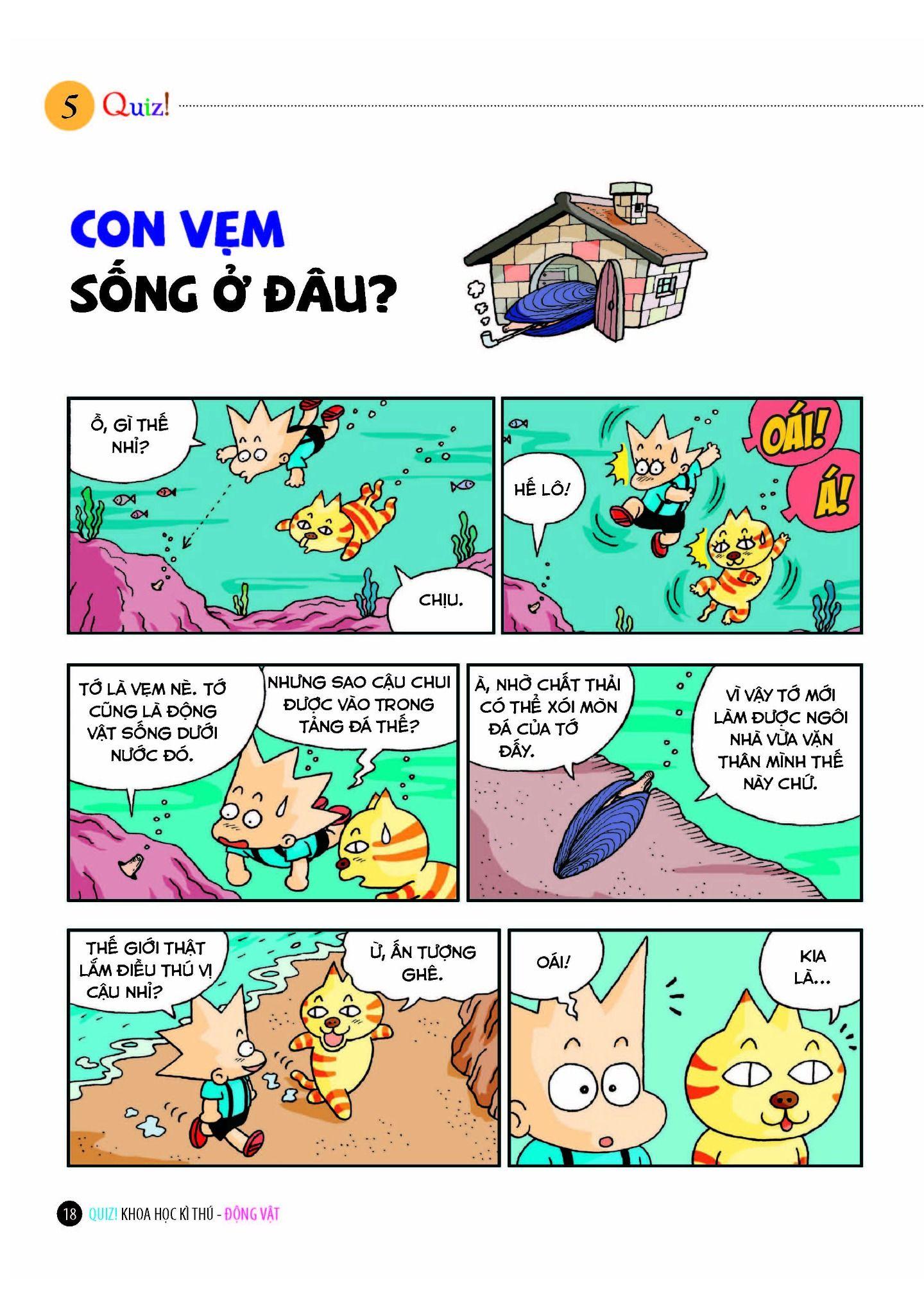 Sách - Quiz! Khoa Học Kì Thú - Động Vật (Tái Bản 2024)