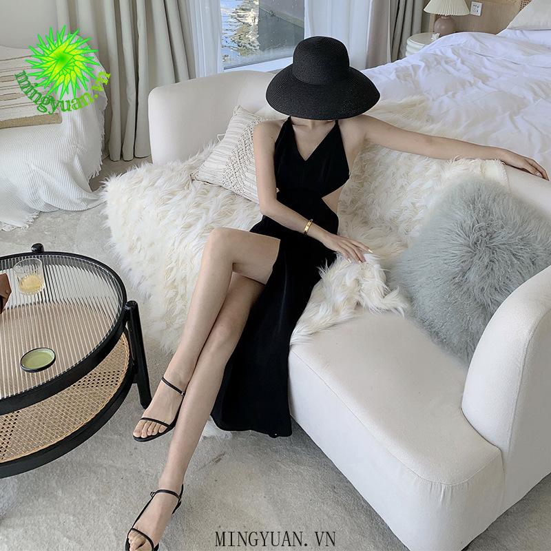 Đầm Nữ Không Tay Hở Lưng Thời Trang Quyến Rũ