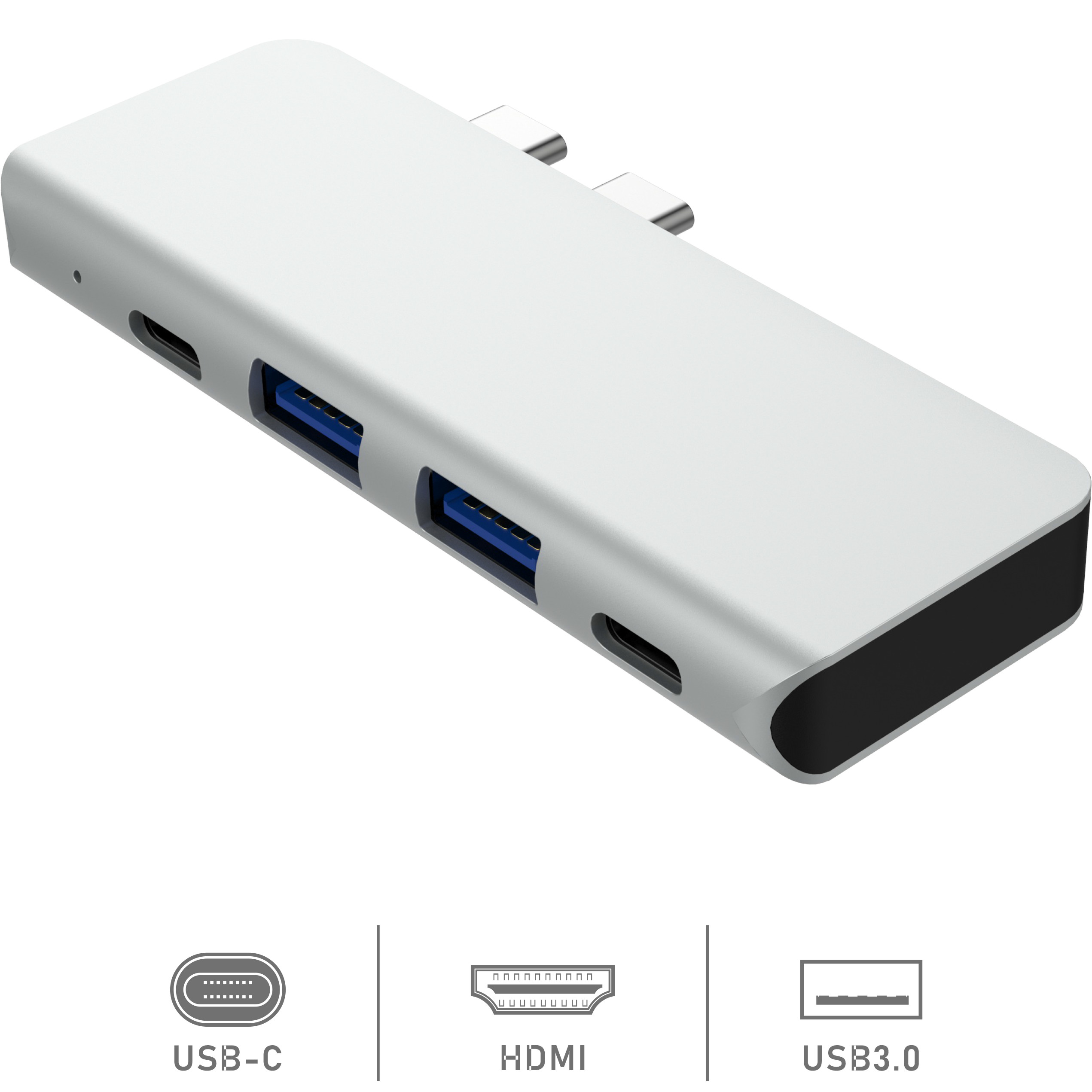 Cáp chuyển đổi Thunderbolt 3 cho Macbook  ra 5 cổng HDMI/ USB/ Type-C - TTH50560