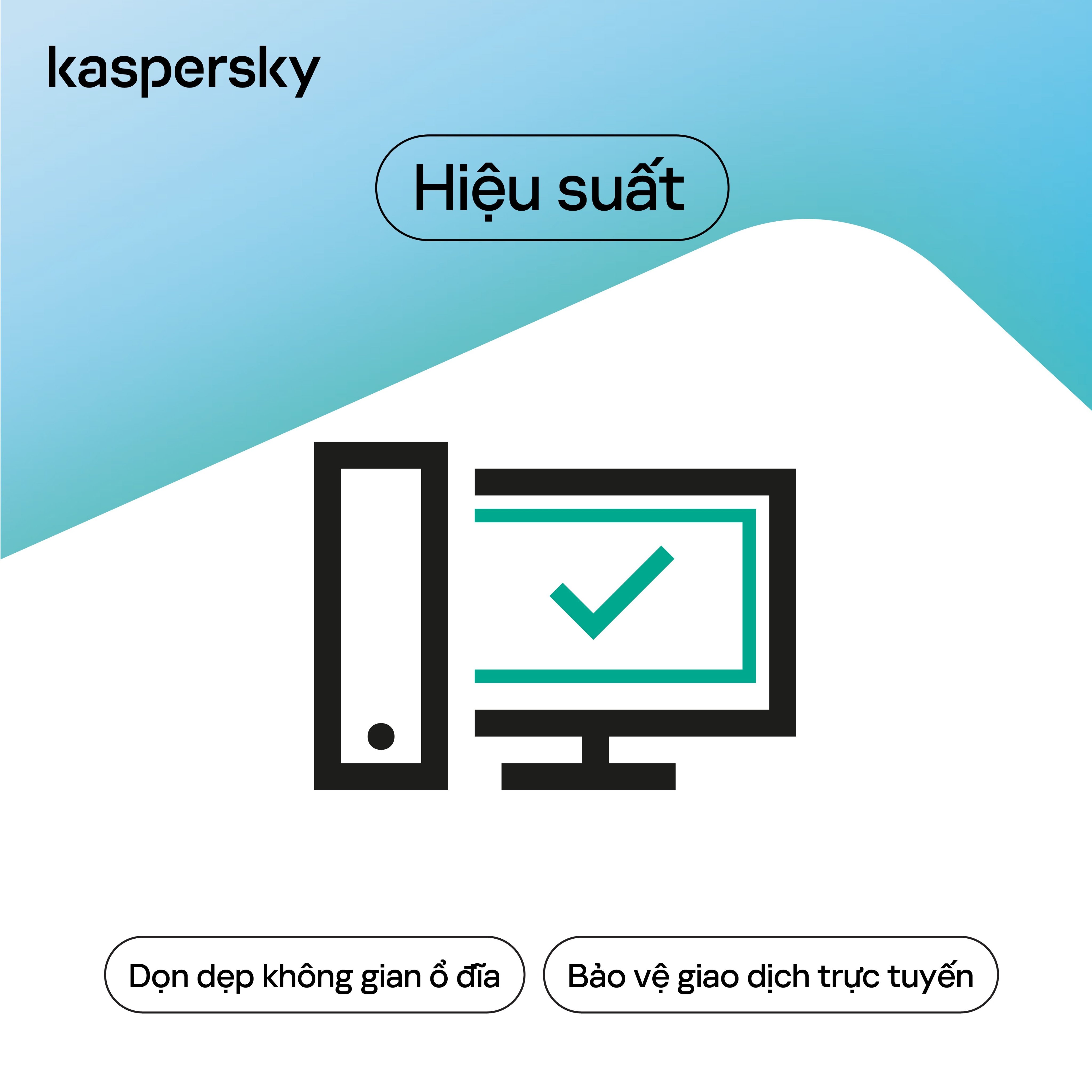 Phần mềm diệt virus Kaspersky Standard 1 Thiết bị/năm - Hàng chính hãng