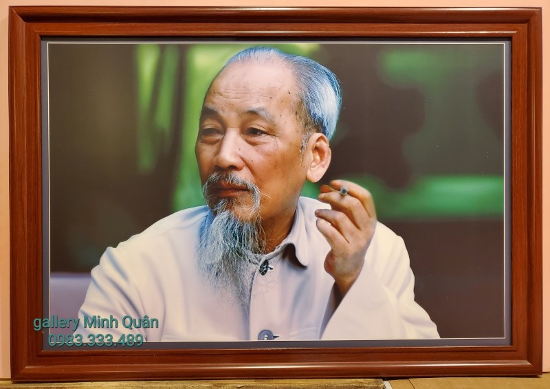 Ảnh gốc màu Chủ tich Hồ Chí Minh kính yêu