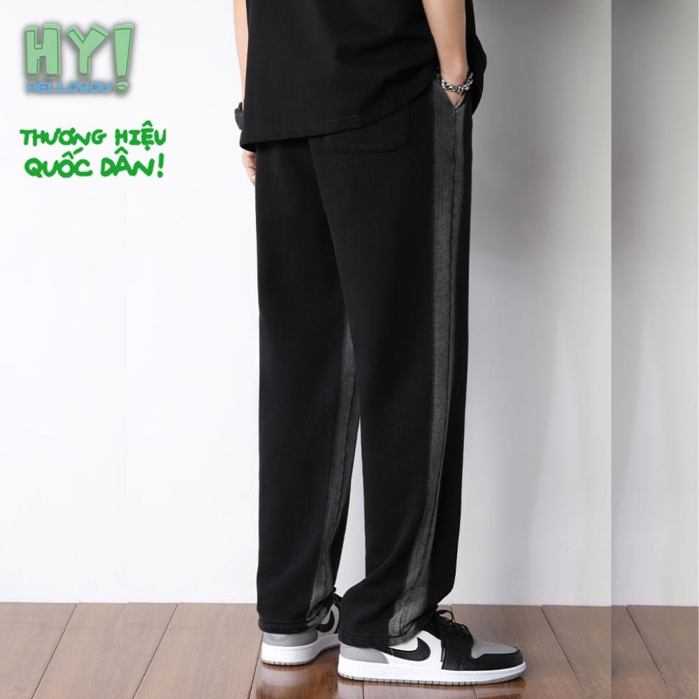 Quần jean nam baggy wash xám đen ống suông rộng SR01 dáng đứng chất bò wash 2 nửa kiểu dáng Hàn Quốc 2022