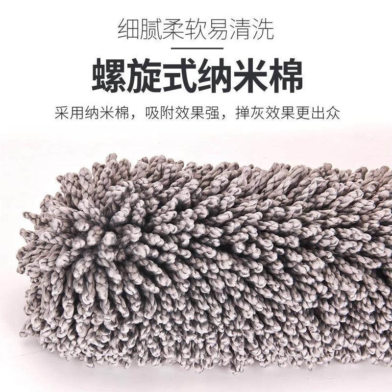 Tốt Nhất Xe Khăn Lau Bụi Tròn Sáp Cây Lau Nhà Có Thể Thu Vào Lớn Sáp Tay Cầm Sáp Rửa Xe Lông Mềm Dụng Cụ Vệ Sinh