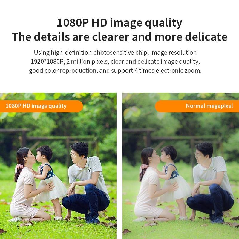 Camera giám sát BASIKE thời lượng pin dài chất lượng hình ảnh HD 1080P tầm nhìn ban đêm hồng ngoại CMR03-Hàng chính hãng