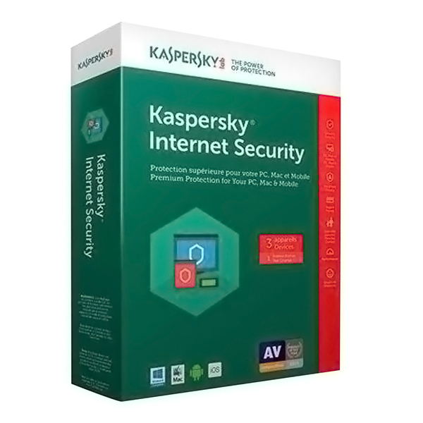 Phần Mềm Diệt Virus Kaspersky Internet Security 3 User /12T - Hàng Nhập Khẩu
