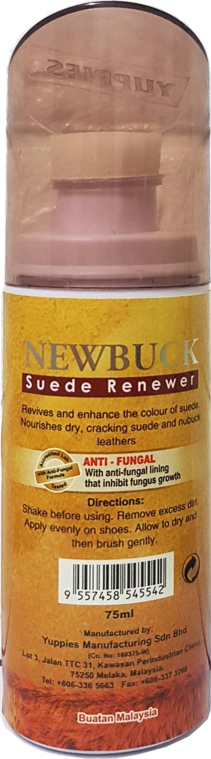 Xi đánh giày da lộn nâu YUPPIES Newbuck Suede Renewer 75ml - Brown (Malaysia)