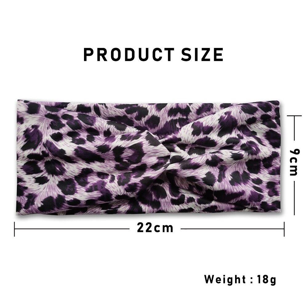 Absorbent Sport Sweat Headband Outdoor For Men Women Yoga Hair Bands Sweatband Leopard Yoga Cycling Running Sports Accessories