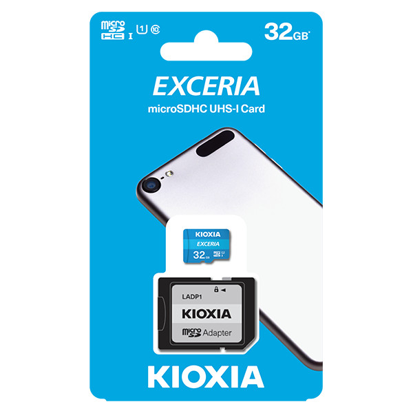 Thẻ nhớ 32GB Micro SDHC Exceria UHS-1 C10 100MB/s Kioxia (Có Adapter) - Hàng Chính Hãng