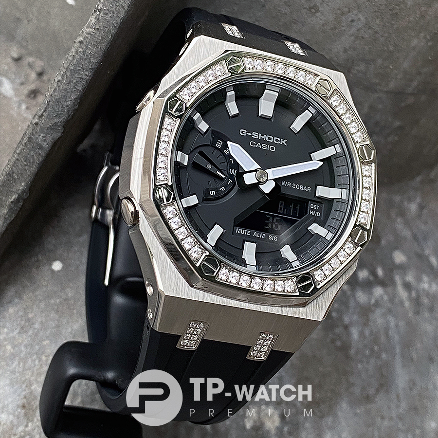 Đồng Hồ Nam Dây Nhựa G-Shock GA-2100-1A AP Custom Diamond Royal Oak