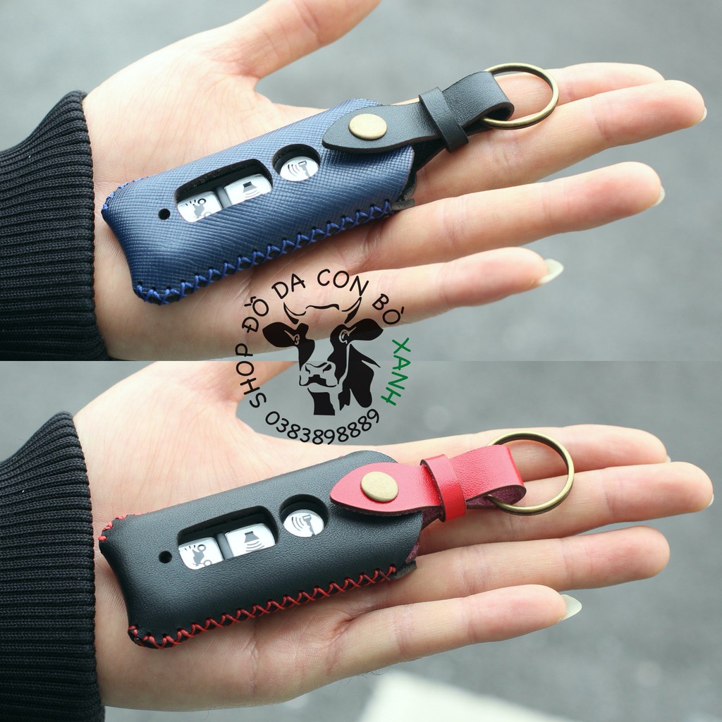 Bao Da dành cho chìa Khóa Honda SH, PCX, SH Mode mẫu cavat handmade da thật