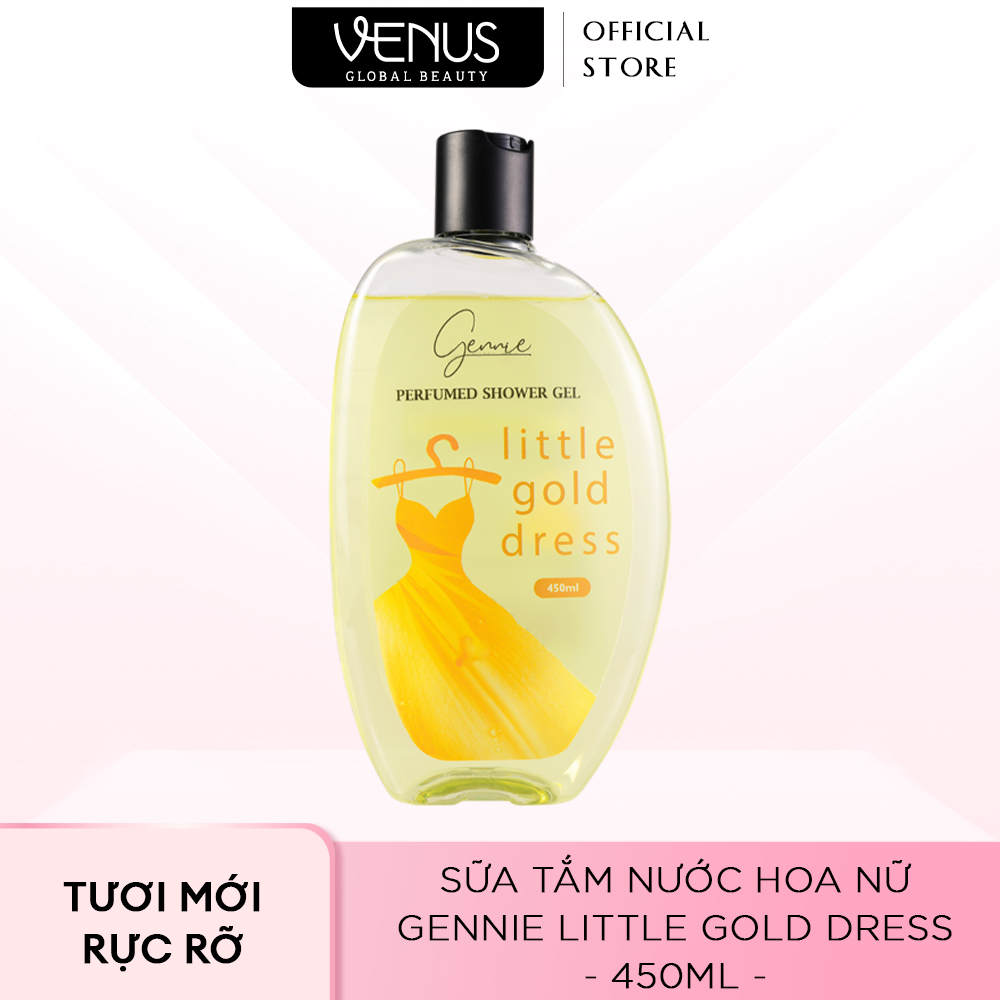 Sữa Tắm Nước Hoa Nữ Gennie Little Gold Dress 450ml Chính Hãng