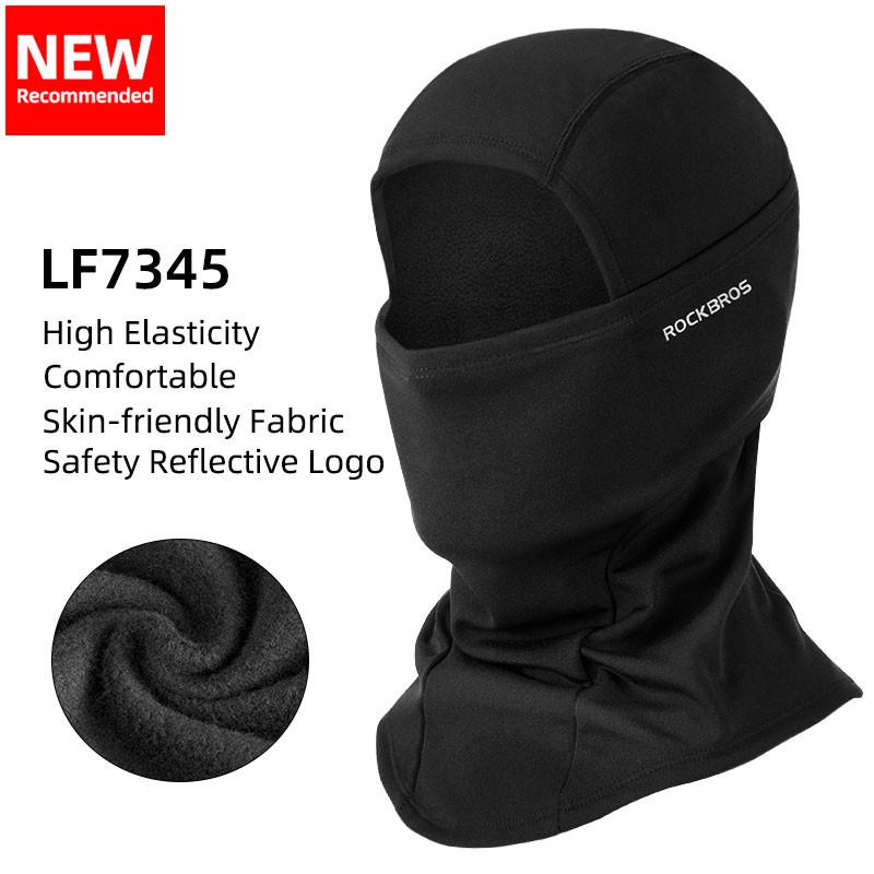 Rockbros giữ ấm Balaclava Phụ nữ mùa đông Mũ bảo hiểm xe máy Mũ bảo hiểm xe đạp bên trong xe đạp trượt tuyết mặt nạ Color: Style B black